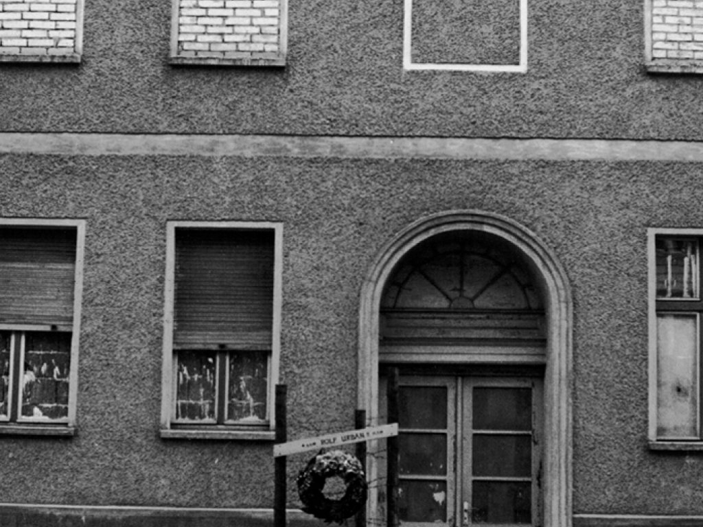 Rudolf Urban: Memorial on Bernauer Strasse (photo: 1962)