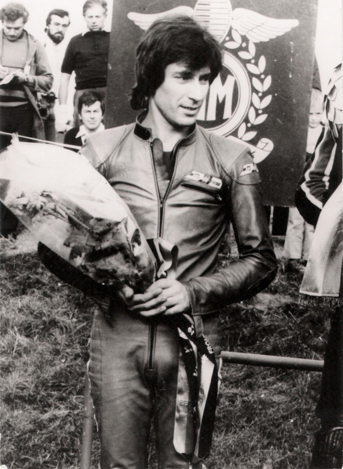 Rainer Liebeke, drowned in the Berlin border waters: The motorcyclist (date of photo not known)