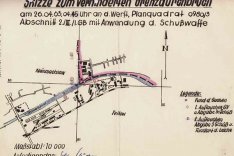 Peter Mädler: Skizze der DDR-Grenztruppen zum Fluchtversuch, 26. April 1963