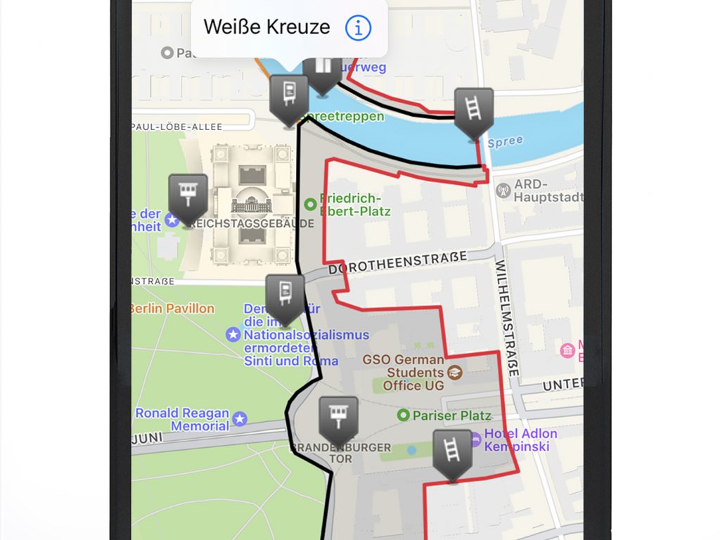 Die Berliner Mauer-App