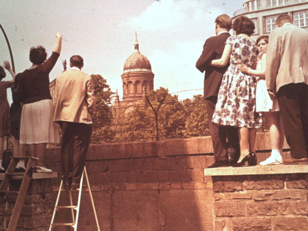 Blick auf St. Michael von Kreuzberger Seite, ca. 1962