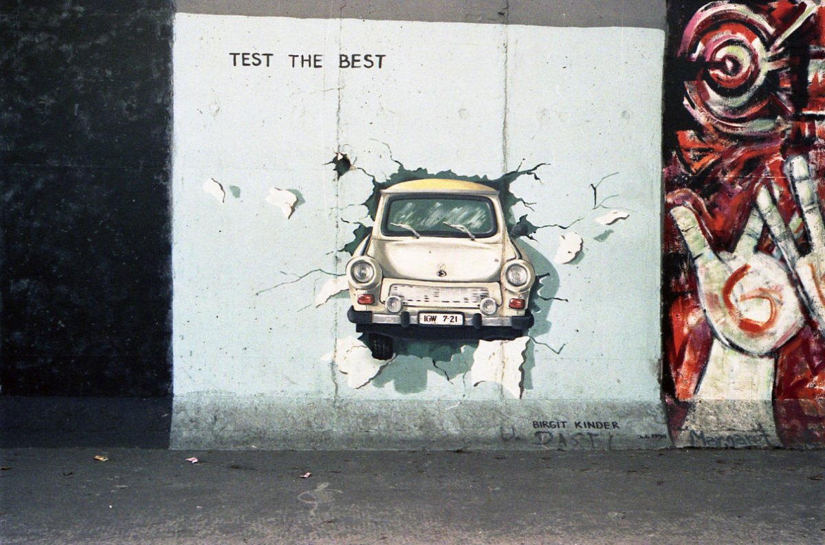 Birgit Kinders erste Version des Trabis