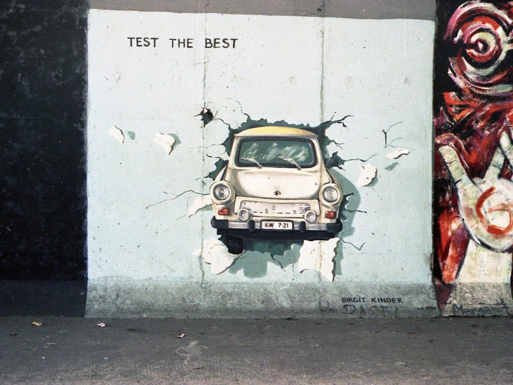 Birgit Kinders erste Version des Trabis