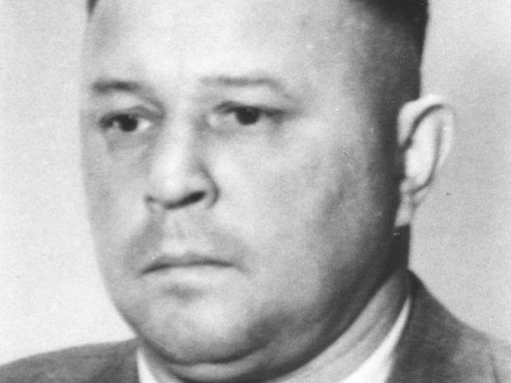 Porträtaufnahme Erich Mielkes.