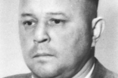 Porträtaufnahme Erich Mielkes.