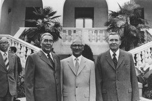 Treffen von Erich Honecker und Leonid Breschnew auf der Krim, 11. August 1980