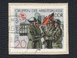 Sonderbriefmarke zum 35. Jahrestag der DDR-Kampfgruppen