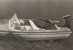 Four bullet holes: Hermann Döbler’s boat, June 15, 1965