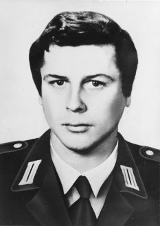 Ulrich Steinhauer: born on March 13, 1956, shot dead at the Berlin Wall on Nov. 4, 1980 while on duty as a border soldier (date of photo not known)