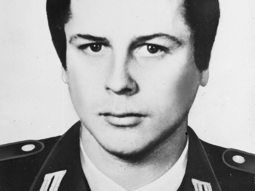 Ulrich Steinhauer: born on March 13, 1956, shot dead at the Berlin Wall on Nov. 4, 1980 while on duty as a border soldier (date of photo not known)