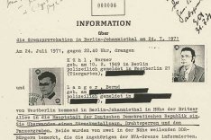MfS-Information über die Erschießung von Werner Kühl, 29. Juli 1971