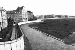 Zugesch&uuml;ttetes Engelbecken, Leuschnerdamm Ecke Bethaniendamm in den 1980er Jahren